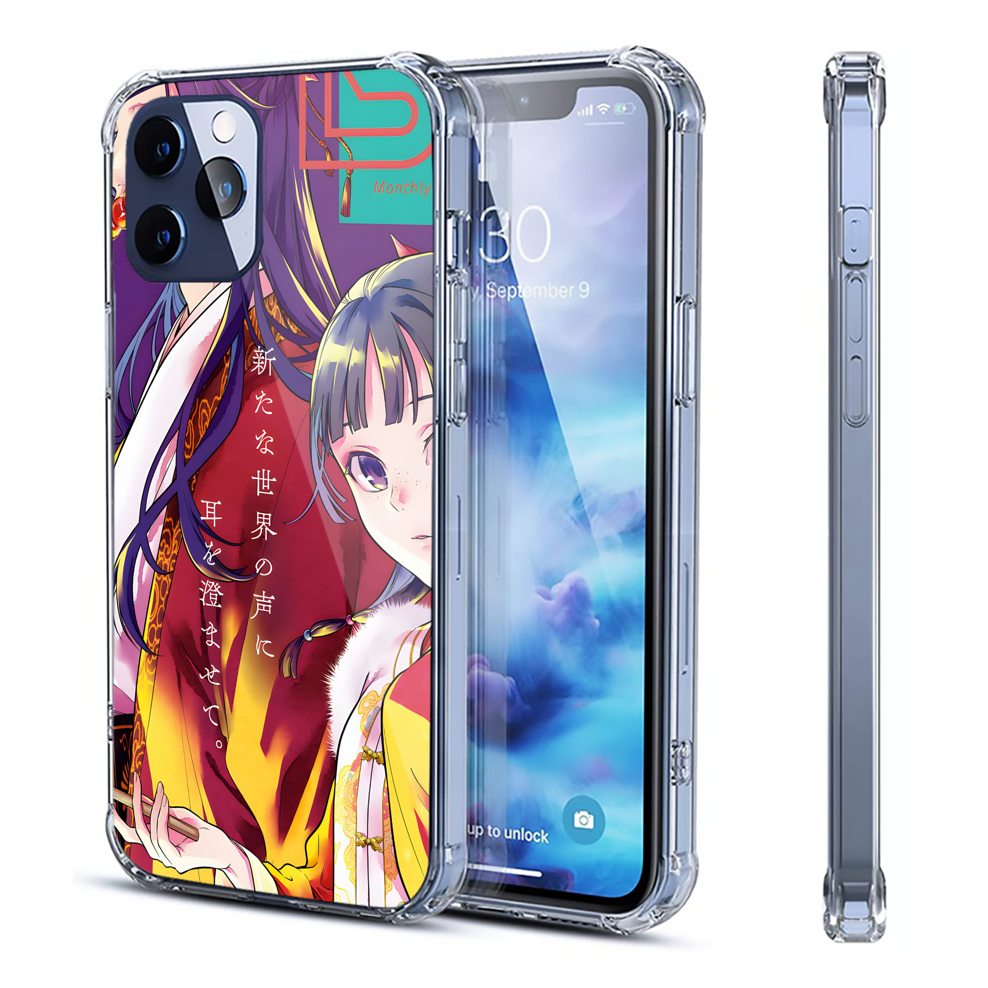 （画像用） 薬屋のひとりごと The Apothecary Diaries 【iPhone 12シリーズ対応】透明スマホケース（クリアソフトケース）